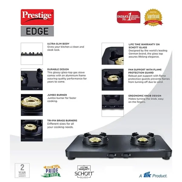 Prestige Edge Pebs 02 Gas Oven