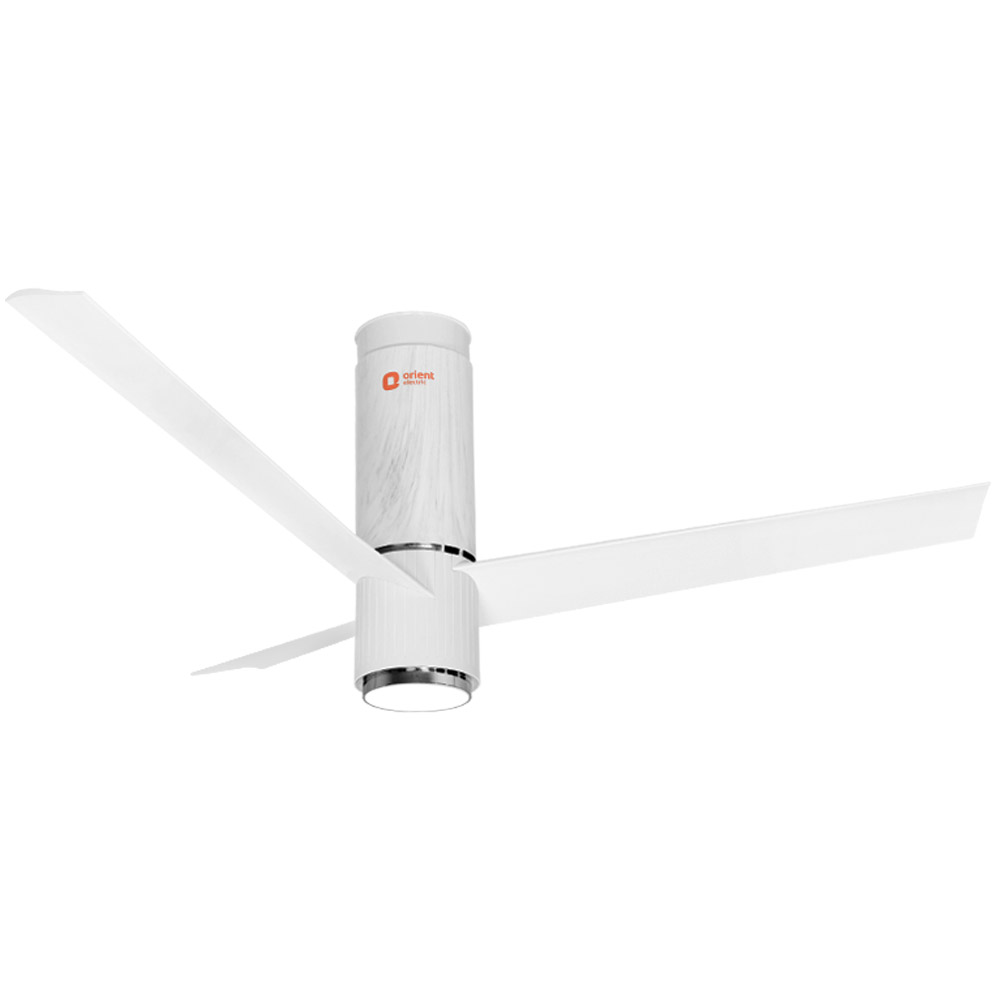 ORIENT 48" AEROSLIM UNDERLIGHT MARBLE WHITE CEILING FAN WITH REMOTE AND IOT