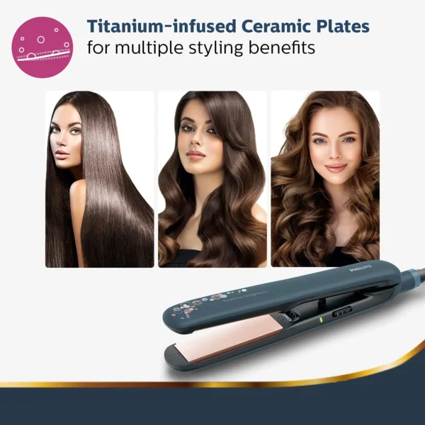 philips-bhs397-40-kerashine-titanium-straightener-with-silkprotect-technology-straighten-curl-with-instant-shine_6_display_1633587748_07fd341f Philips Bhs397 Kerashine Titanium Hair Straightener (Teal)