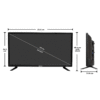 AKAI 24" NON SMART LED TV  AKLT24N-D53W (BLACK)