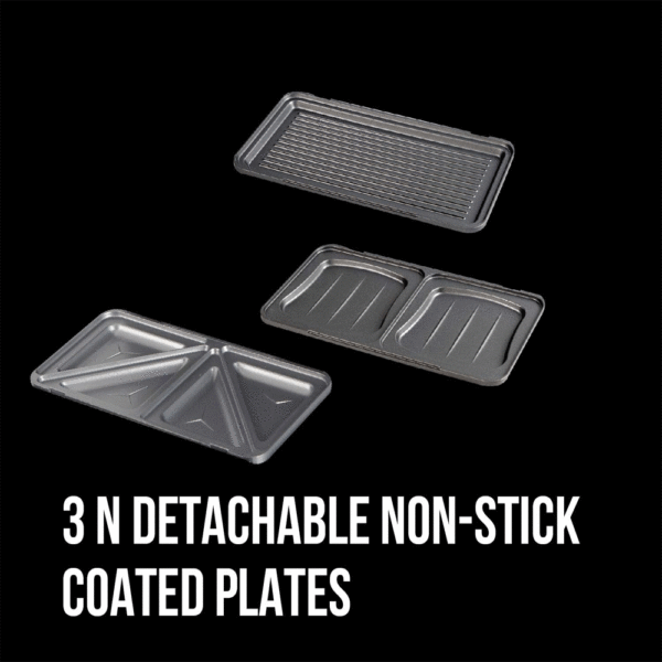 HAVELLS BIG FILL MULTIGRILL 900W SANDWICH MAKER (BLACK)