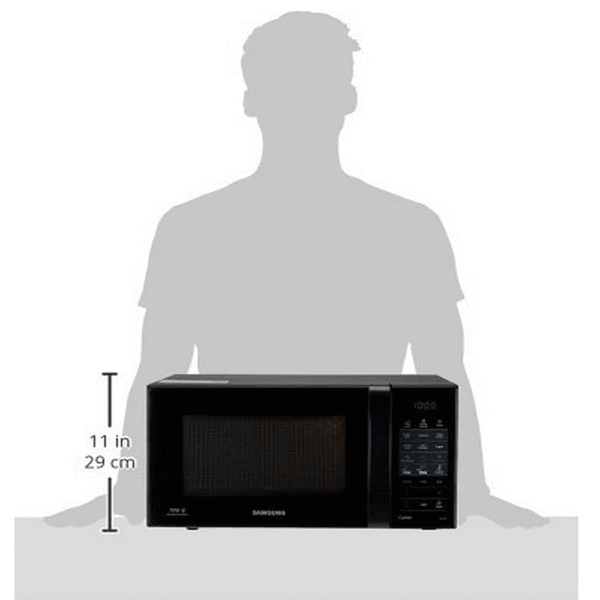 SAMSUNG CE73JD 21 LTR CONV. MICROWAVE OVEN (BLACK)