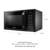 SAMSUNG MC28H5025VR 28 LTR CONV. MICROWAVE OVEN (BLACK)