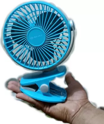 You can enjoy a refreshing natural breeze-like experience with the Bajaj Pygmy Mini Table Fan. It operates with minimal noise, providing you with a comfortable environment without any disturbances. And, with a powerful motor, this table fan delivers speedy and efficient performance. Besides, this table fan's three blades, with a sweep of 110 mm, effectively circulate air to ensure wide and uniform air distribution. This makes it an excellent choice for use in bedrooms, living rooms, and closed spaces.