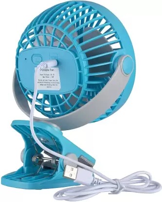BAJAJ PYGMY MINI 110 MM SWEEP 3 BLADE TABLE FAN (USB Charging)