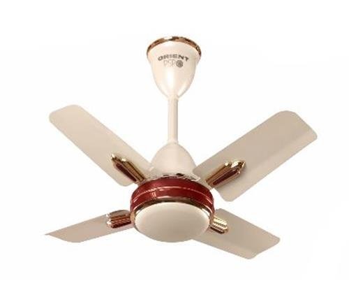 ORIENT 24" QUASAR ORNAMENTAL CEILING FAN ( Metallic Ivory and Cherry )