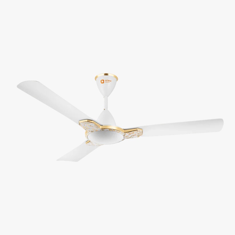 ORIENT 48" MOZART NATURE CEILING FAN ( LEAVES WHITE  )
