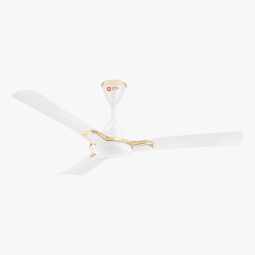ORIENT 48" MOZART MINIMALIST CEILING FAN ( GEOMETRIC WHITE )