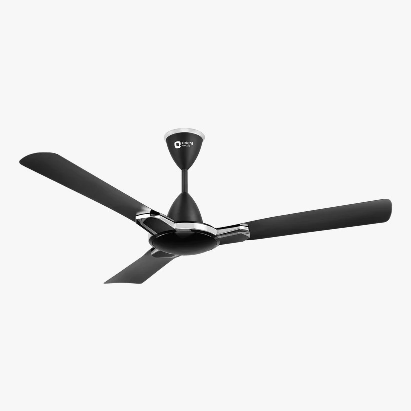 ORIENT 48" MOZART MINIMALIST CEILING FAN ( GEOMETRIC BLACK )