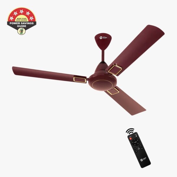 ORIENT 48" I - FALCON DECO REMOTE BLDC CEILING FAN ( BROWN )