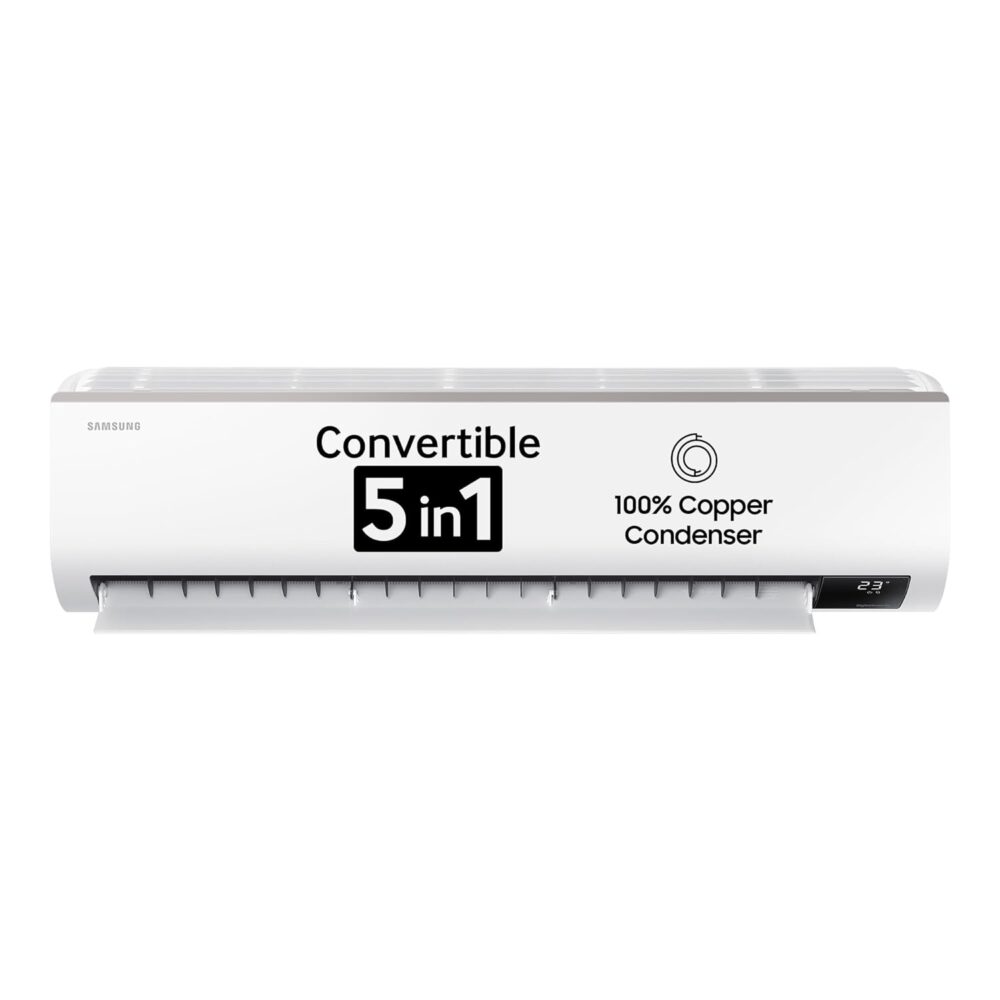 SAMSUNG CONVERTIBLE 5IN1 INVERTER SPLIT AC AR18CYNZAB E,5.00 KW, 5 STAR