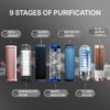 AQUAGUARD SLIM GLASS UV STORAGE WATER PURIFIER, INPUT OUTPUT TDS INDICATOR