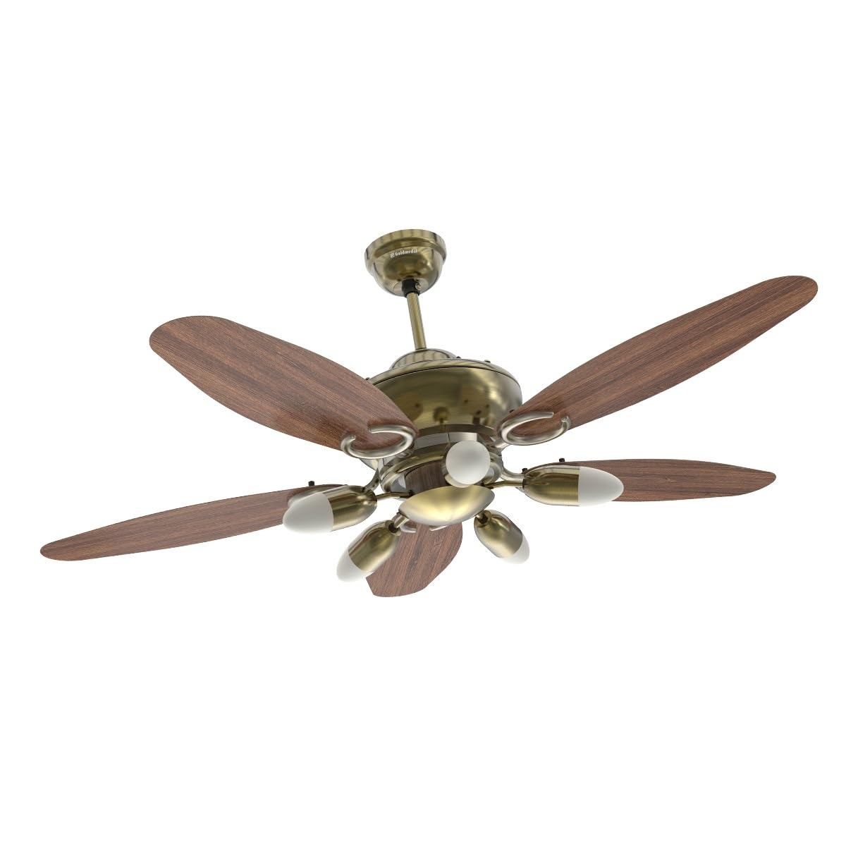 GOLDMEDAL 48" DAISY CEILING FAN ( ANTIQUE BRASS )