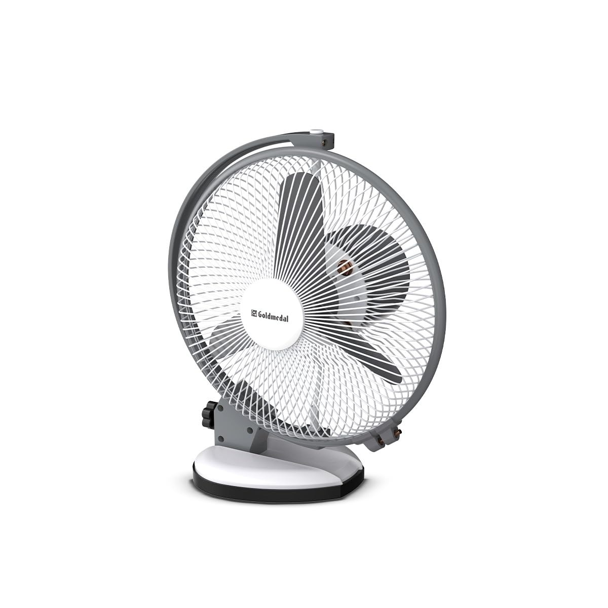 GOLDMEDAL 9" TRISTAR PARSONAL FAN ( WHITE & GREY )