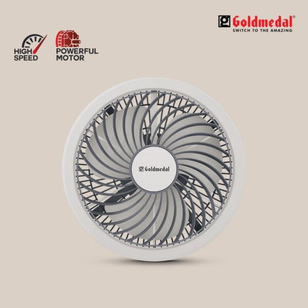 GOLDMEDAL 12" ASTOR CABIN FAN ( WHITE GREY )