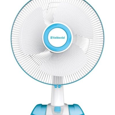 GOLDMEDAL 16" NORA TABLE HS FAN (White Sea Blue)