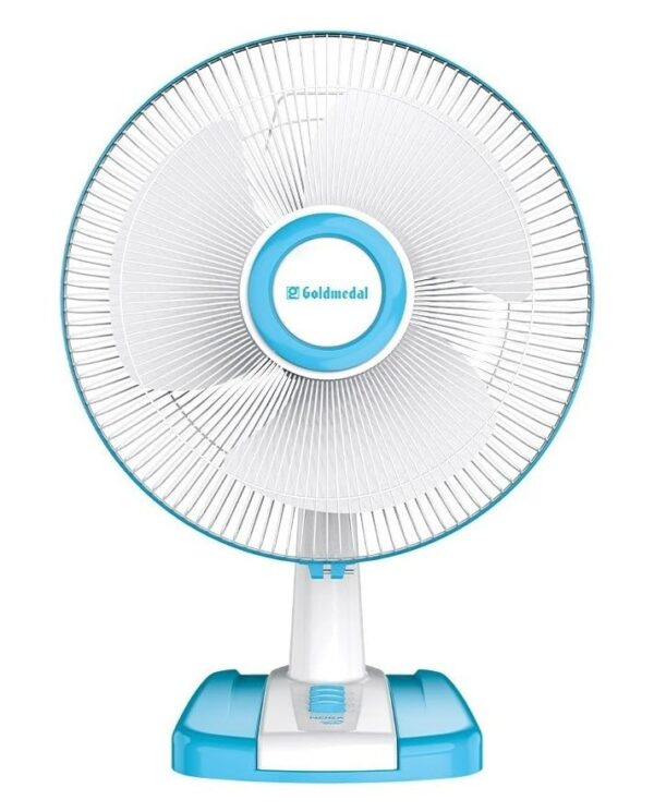 GOLDMEDAL 16" NORA TABLE HS FAN (White Sea Blue)
