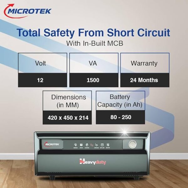 MICROTEK HEAVY DUTY UPS 1750 / 12V SW