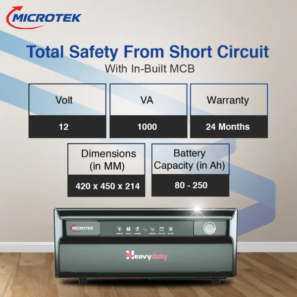 MICROTEK HEAVY DUTY UPS 2350-V TURBO 24V DG