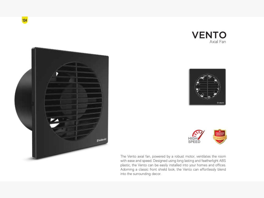 GOLDMEDAL 6" VENTO AXIAL EXHAUST FAN