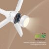 CROMPTON 48" ENERGION ROVER UNDERLIGHT BLDC CEILING FAN(Pristine White)