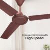 CROMPTON 48" RIVERIA HIGH SPEED CEILING FAN (Brown)