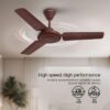 CROMPTON 48" RIVERIA HIGH SPEED CEILING FAN (Brown)