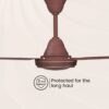 CROMPTON 48" RIVERIA HIGH SPEED CEILING FAN (Brown)