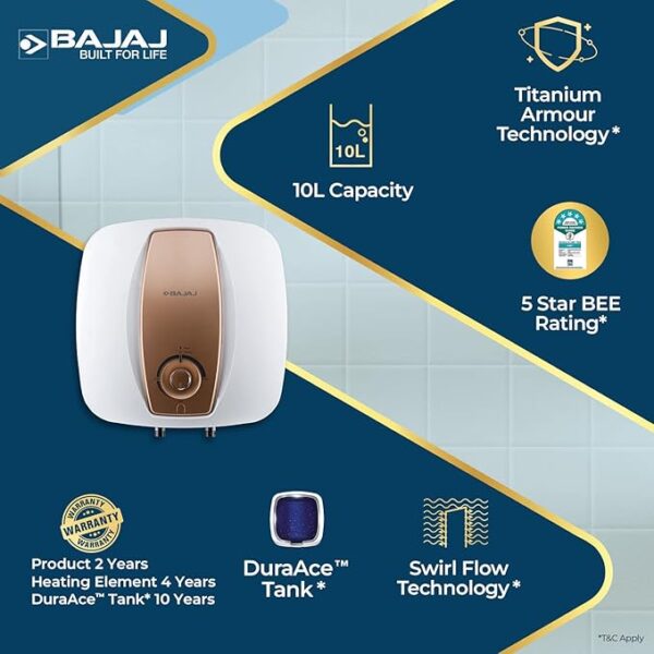 BAJAJ CALENTA MECHANICAL 10L WATER HEATER
