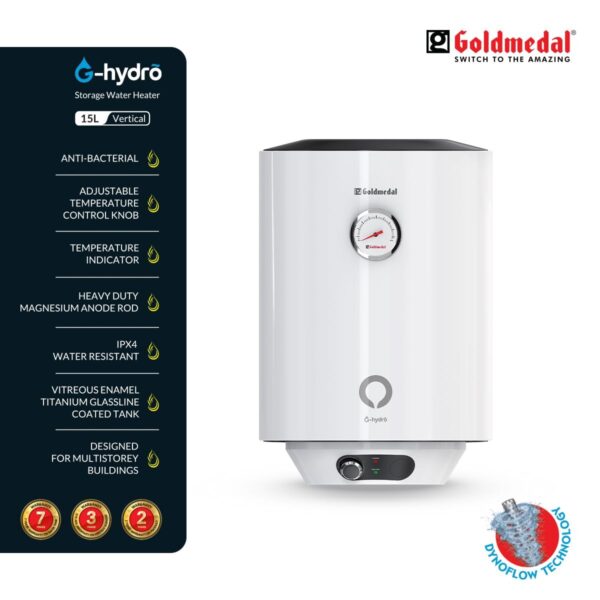 GOLDMEDAL G-HYDRO DIGI 15L STORAGE WATER HEATER
