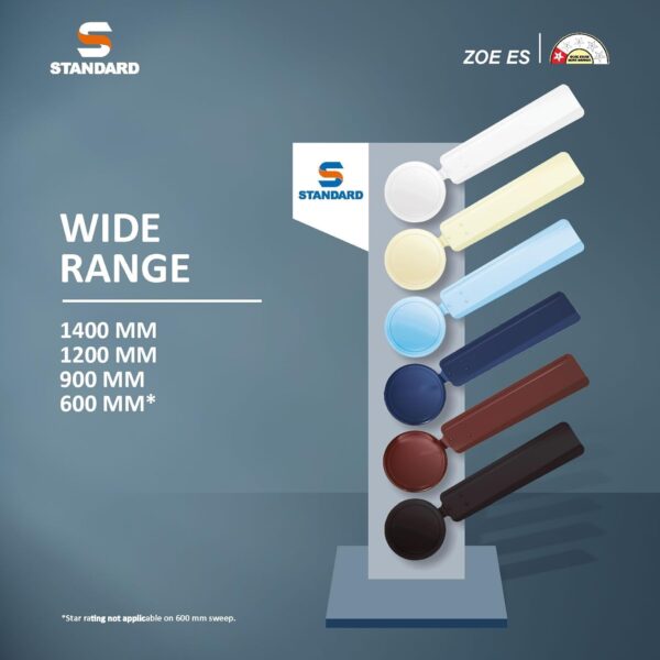 STANDARD 48" ZOE CEILING FAN ( Bianco)