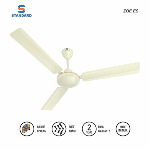 STANDARD 48" ZOE CEILING FAN ( Bianco)