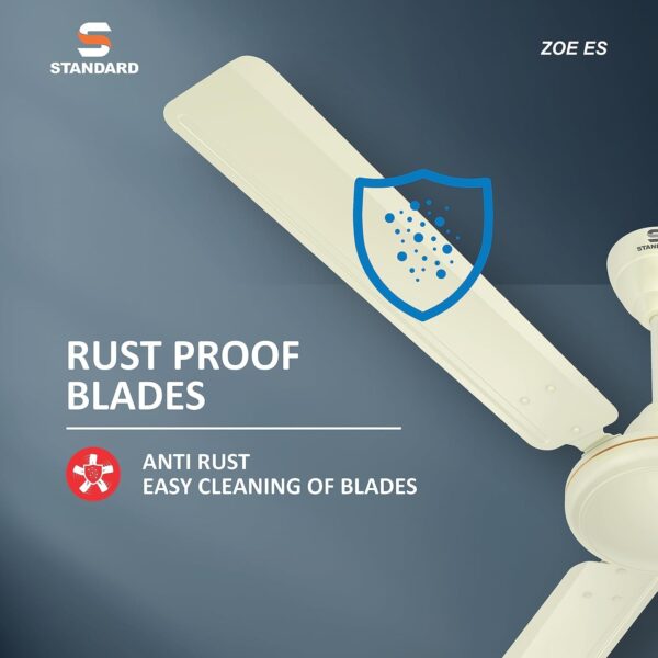 STANDARD 48" ZOE CEILING FAN ( Bianco)