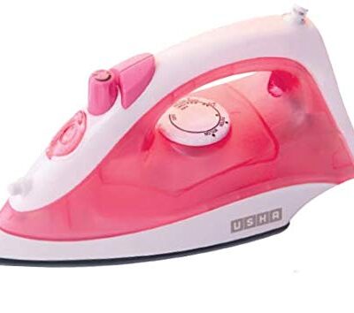 USHA 3813C 1300 WATT STEAM IRON (PINK)