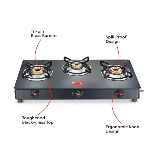 PRESTIGE GTMP 03B BURNER GAS STOVE