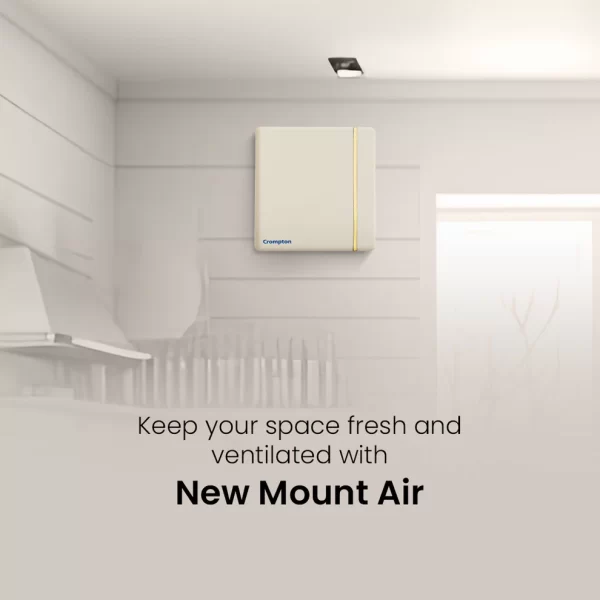 CROMPTON 6`` MOUNT AIR WHITE/IVORY