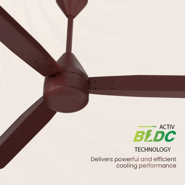 Crompton 1200mm Energion Groove  5s Remote Brown/Wh/Ivry
