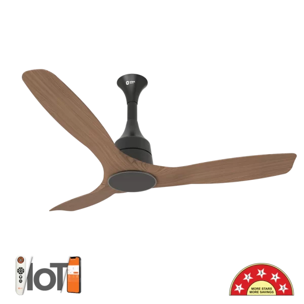 ORIENT AEROSENSE 1200MM BLDC IOT FAN HONEY MAPLE WOOD