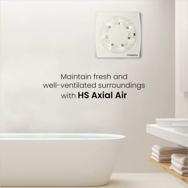 CROMPTON 4INCH AXIAL AIR ROUND EXHAUST
