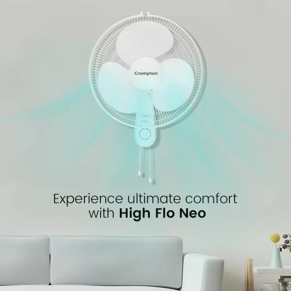 CROMPTON 12`` HI FLOW NEO WALL FAN