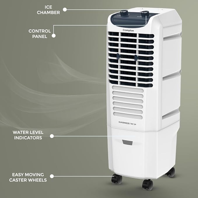 CROMPTON SUREBREEZE 24L TOWER COOLER