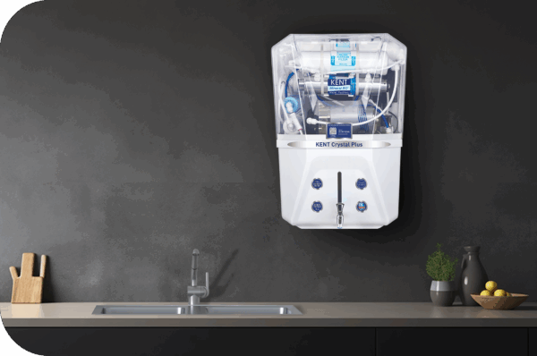 KENT CRYSTAL PLUS ALKALINE WHITE RO+UF+UV+TDS