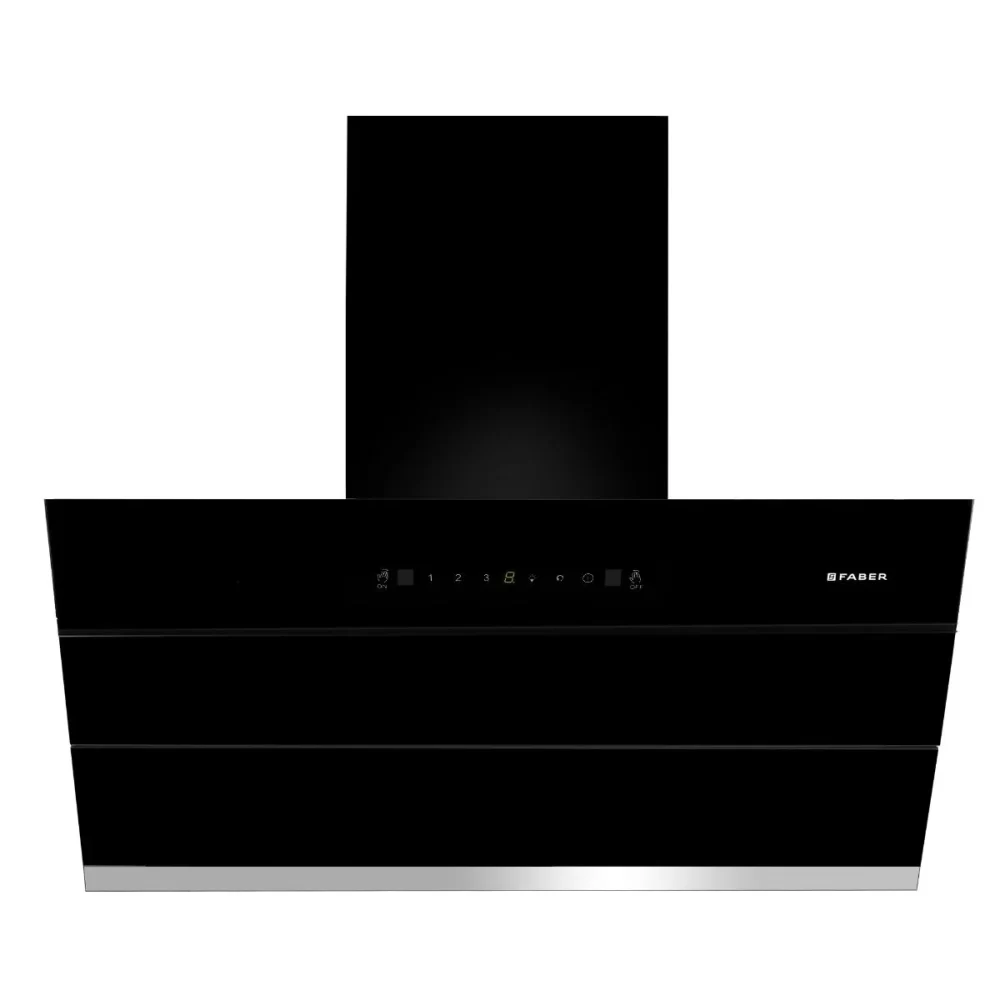 FABER ZENITH FL SC  AC BK 90CM CHIMNEY