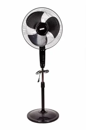 USHA 400MM STRIKER PLUS HS PEDESTAL BLACK/RED/BLUE