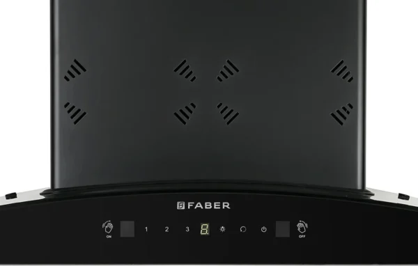 Faber Everest 3d Black 75cm Chimney