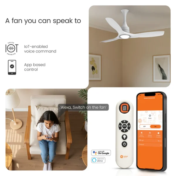 Orient Aerosense Bldc Iot 48" Fan