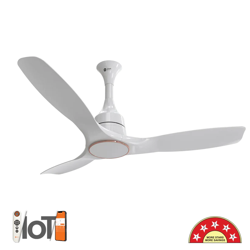 ORIENT AEROSENSE BLDC IOT 48" WHITE FAN