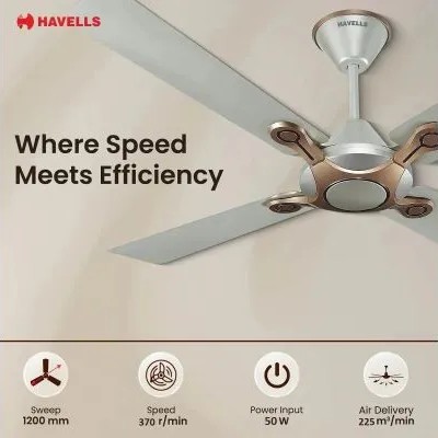 Havells Leganza Es 4b 1200mm High Speed Fan
