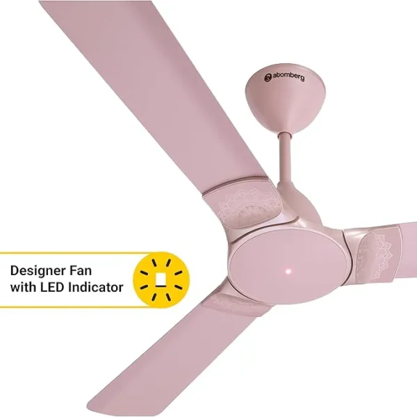 Atomber 48″ Erica Remote Control Ceiling Fan (Lotus Pink)