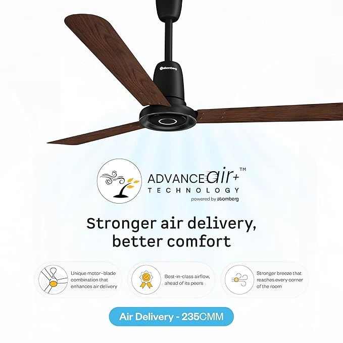 Atomberg Studio Nexus 56″wooden Bldc Fan